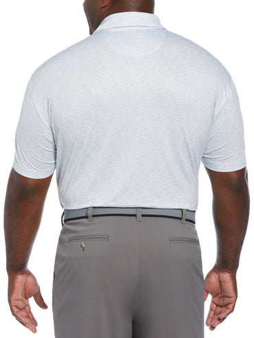 Big & Tall Short Sleeve Engineered Printed Block Polo Shirt