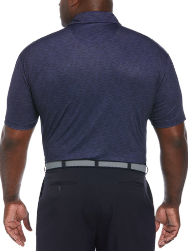 Big & Tall Short Sleeve Engineered Printed Block Polo Shirt