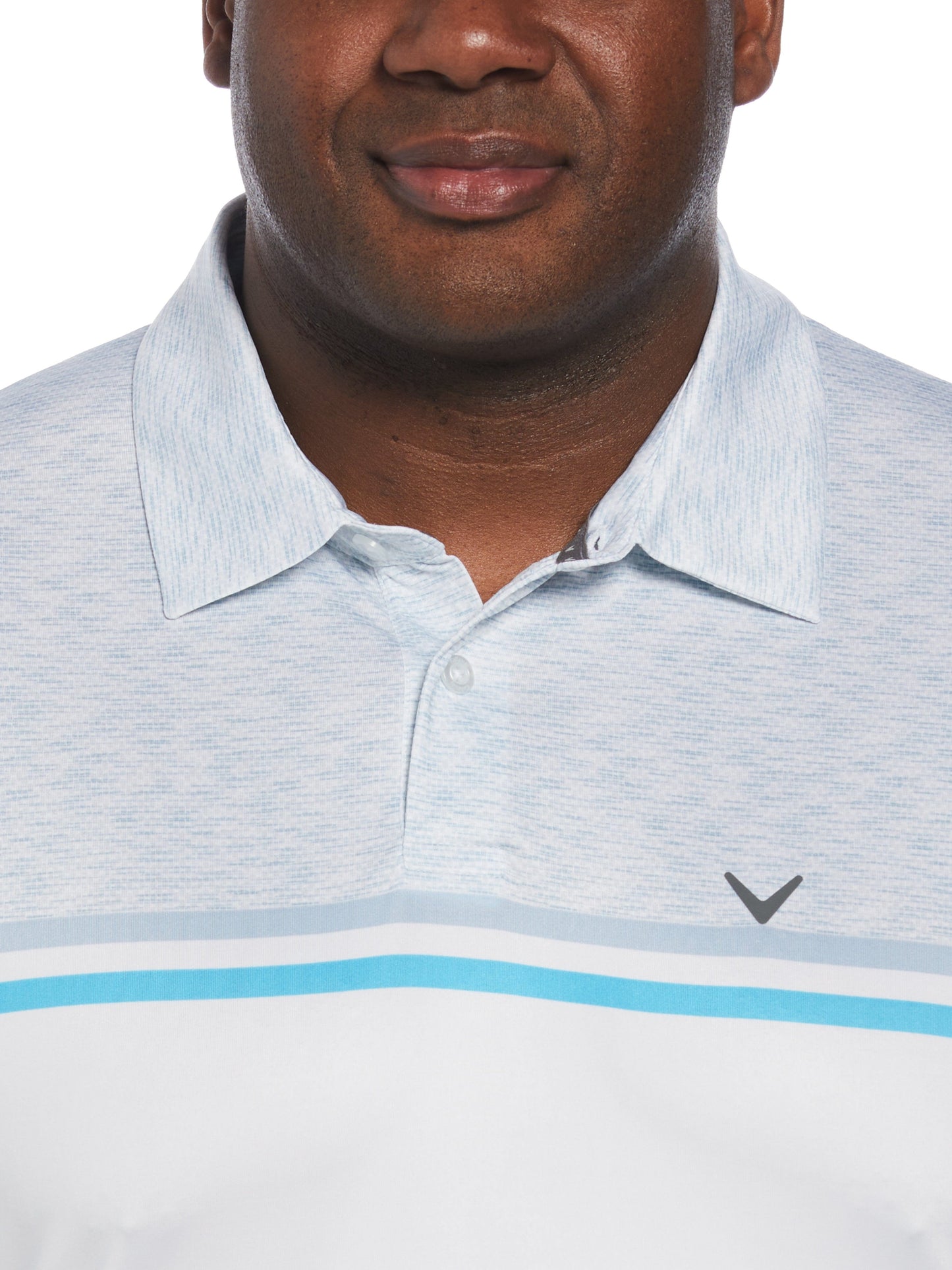 Big & Tall Short Sleeve Engineered Printed Block Polo Shirt
