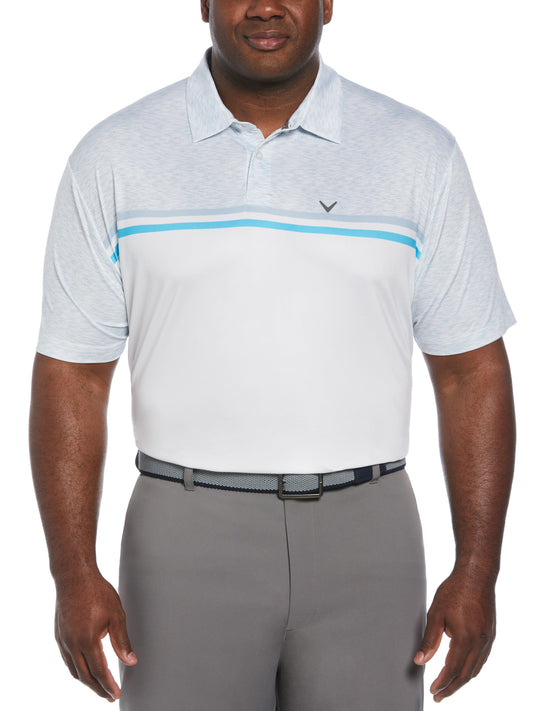 SMU SS ENG. PRINTED SD BLOCK POLO (Bright White) 