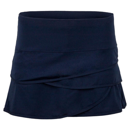 Women's Scallop Tennis Skort Midnight Womens Apparel LUCKY IN LOVE Blue S