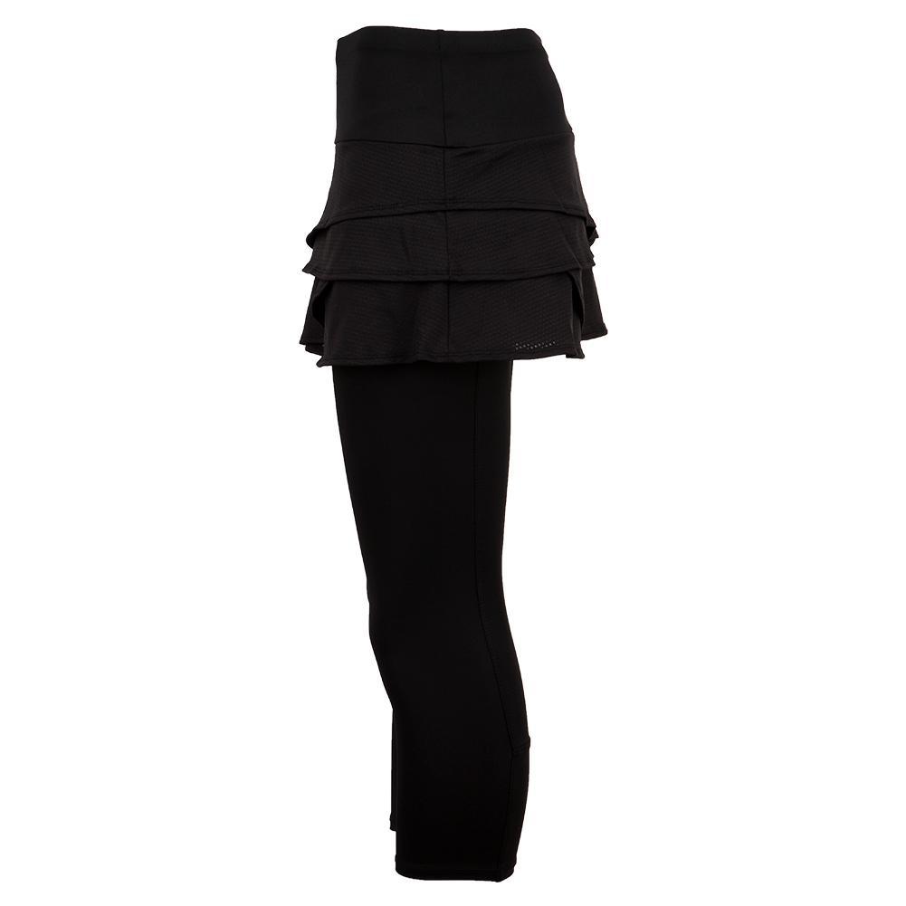 Women's Scallop Tennis Capri Womens Apparel LUCKY IN LOVE