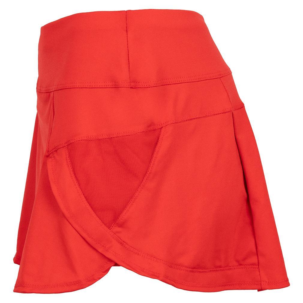 Women's Team Pulse Wave Tennis Skort Womens Team Gear LUCKY IN LOVE