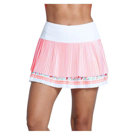 Women`s Cocktail Picnic Pleated 14 Inch Tennis Skort Multicolor LUCKY IN LOVE XS Multicolor