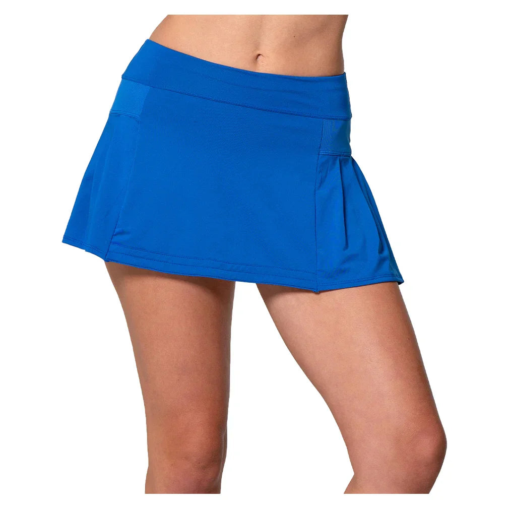 Women`s Team Feelin` Young Pleat Tennis Skort LUCKY IN LOVE XS 421_TM_ROYAL