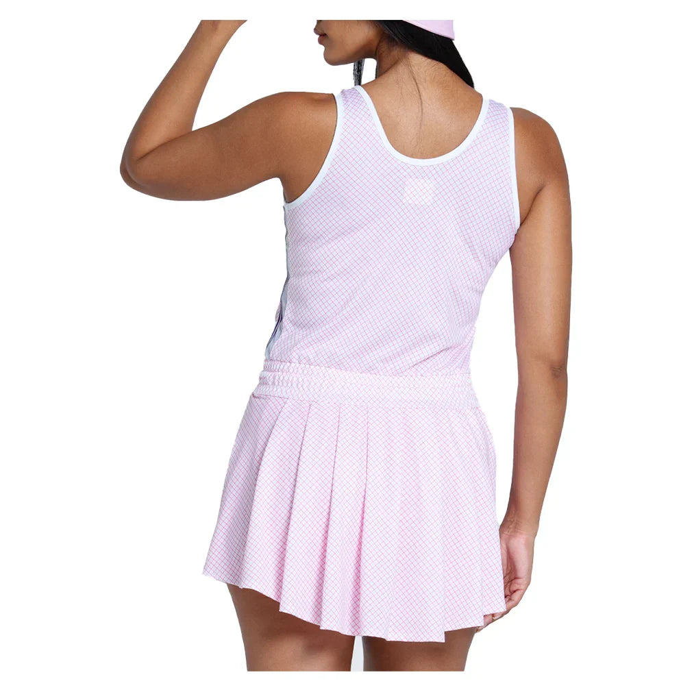 Women`s Country Club Plaid Tennis Dress LUCKY IN LOVE