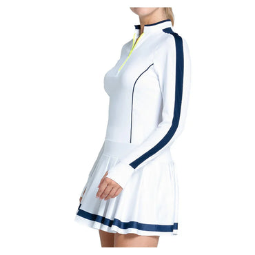 Women`s Fast Motion Long Sleeve Tennis Dress Midnight LUCKY IN LOVE