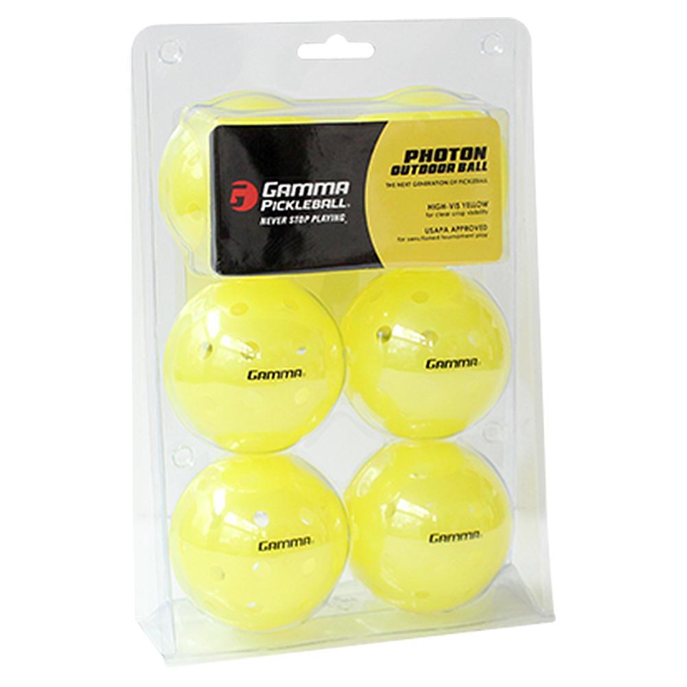 Photon Outdoor Pickleball Ball 6 Pack Pickleballs GAMMA