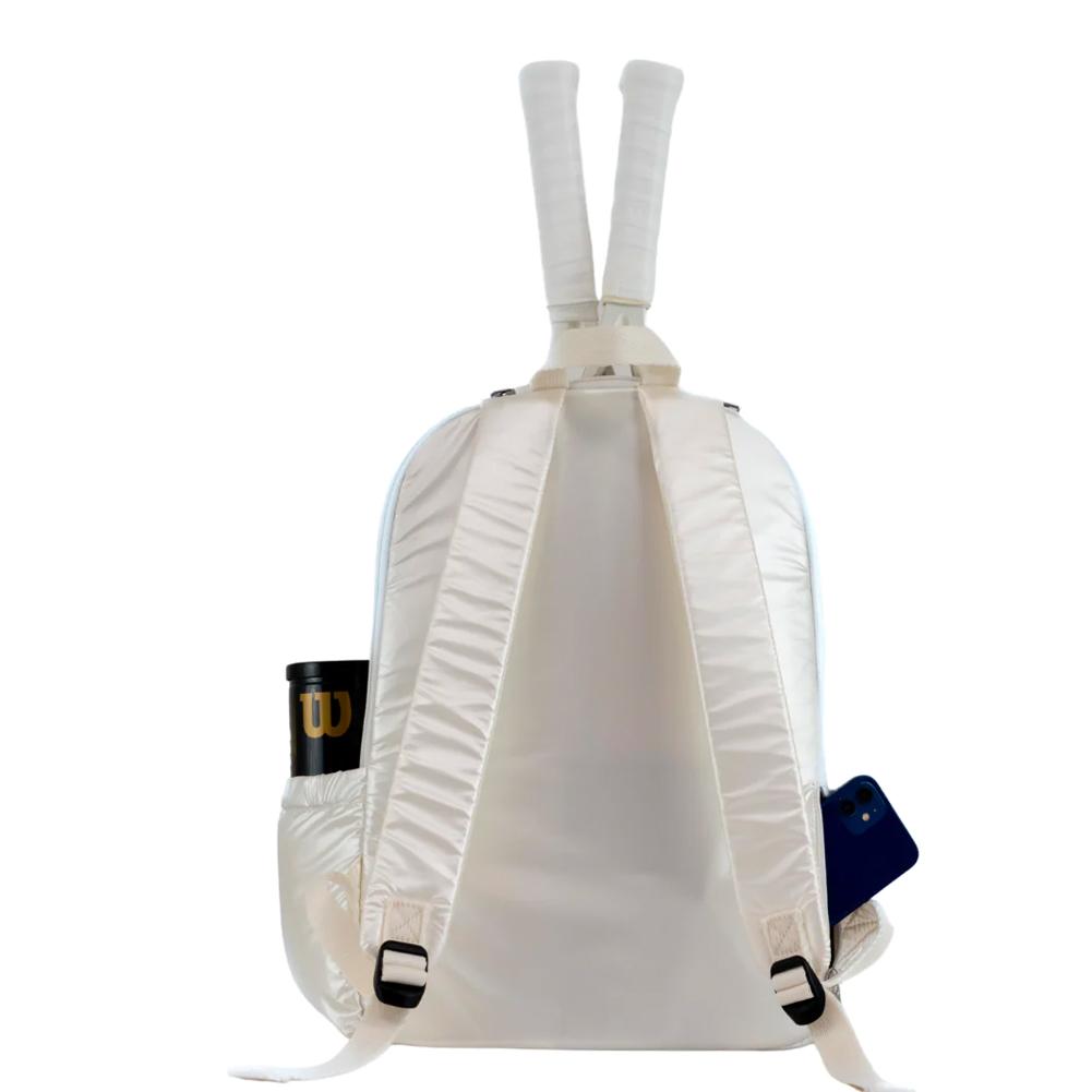 Baseliner Tennis Backpack Pearl White Gifts COURTLIFE