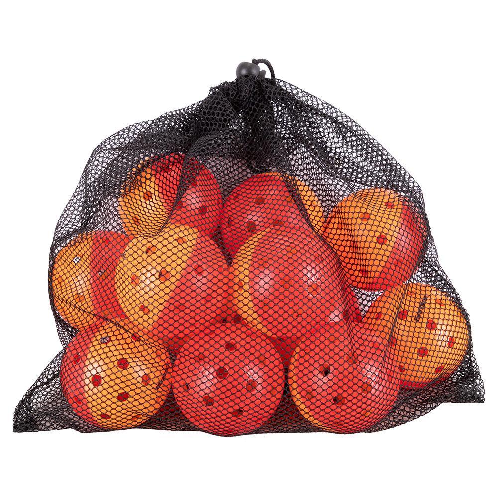 Outdoor Pickleball Training Balls Dozen Red and Orange Pickleballs GAMMA