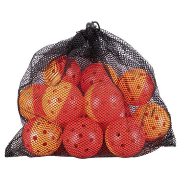 Outdoor Pickleball Training Balls Dozen Red and Orange Pickleballs GAMMA
