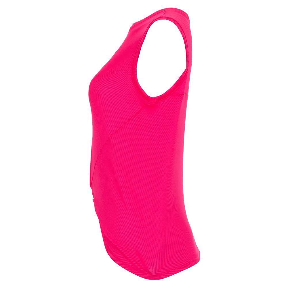 Women's Twist Front Tennis Tank Womens Apparel LUCKY IN LOVE
