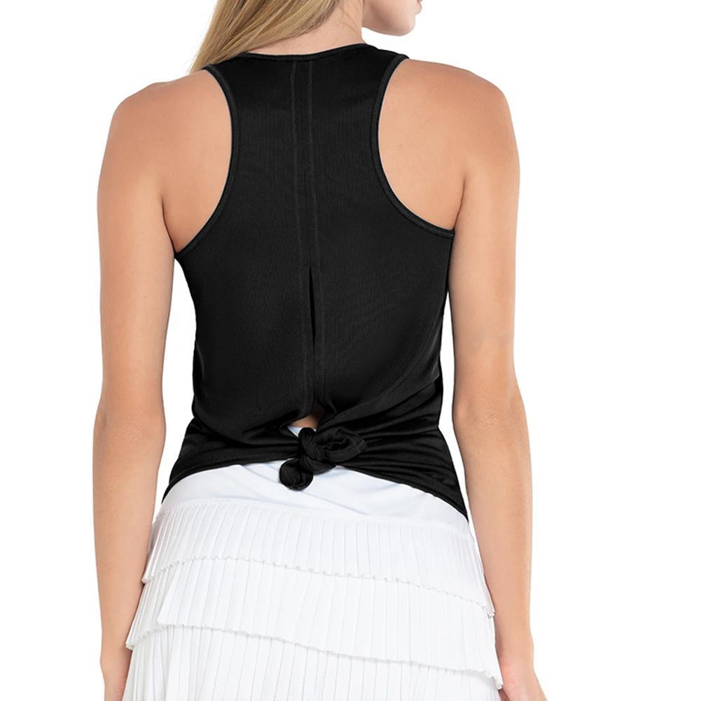 Women's Rib Tie Back Tennis Tank Womens Apparel LUCKY IN LOVE