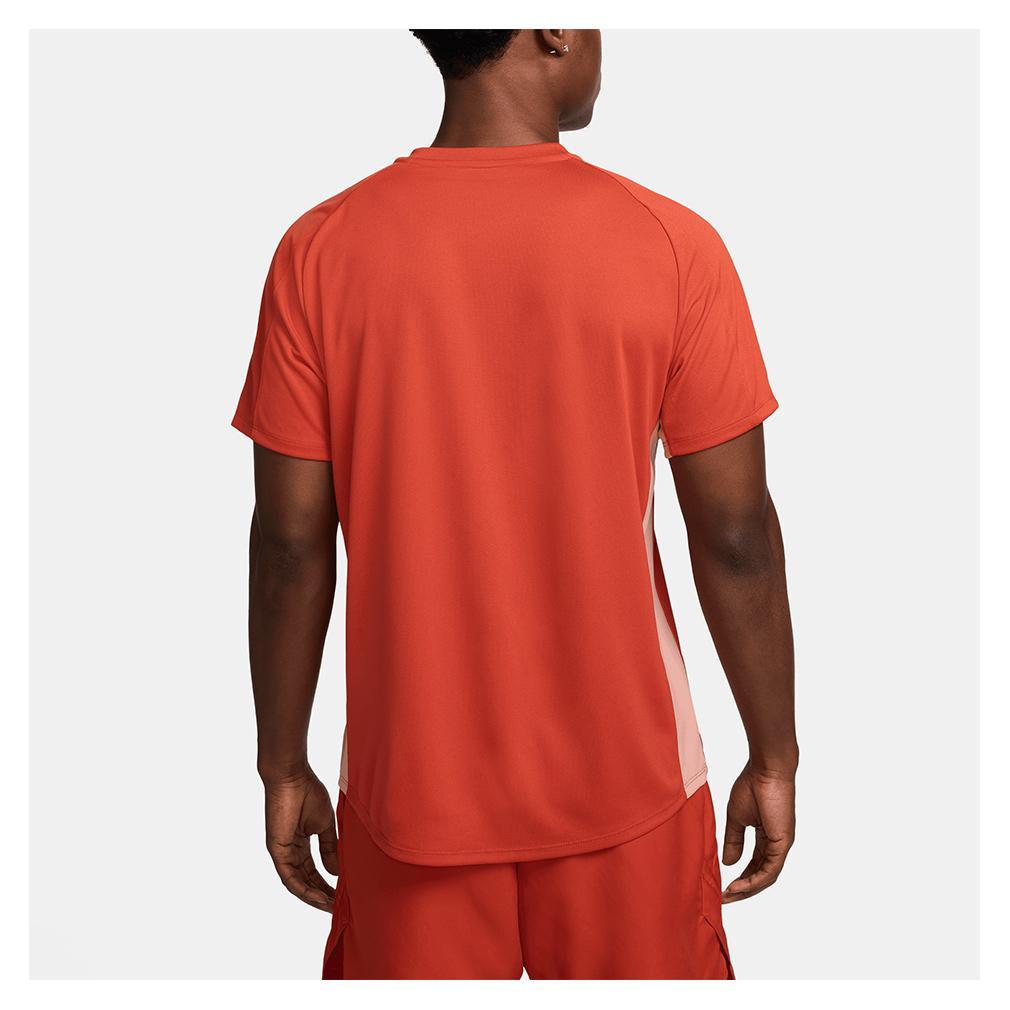 Men's Dri-Fit Victory Tennis Top Mens Apparel NIKE 474_GLACIER_BLUE/BLK L