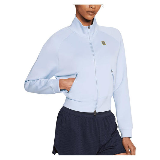 Women`s Court Dri-FIT Heritage Full Zip Tennis Jacket NIKE Grey XS
