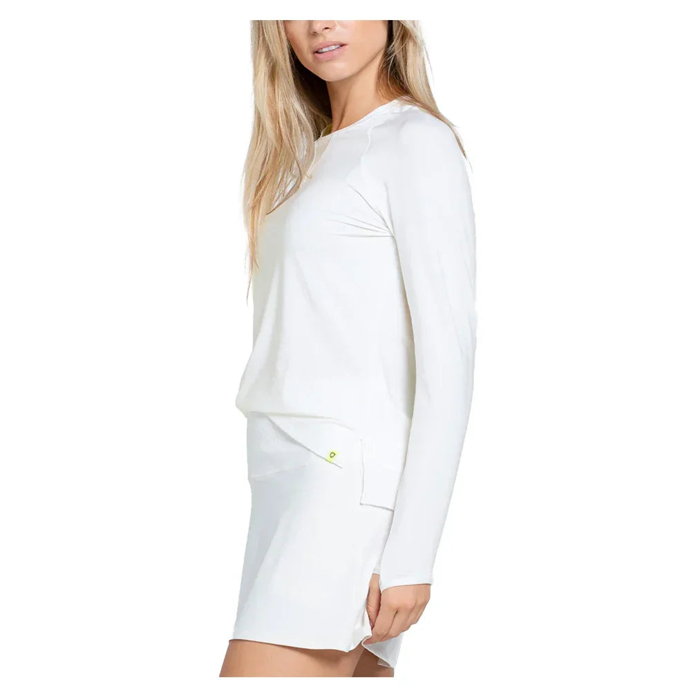 Women's Layer Up Tennis Tunic Bone LUCKY IN LOVE