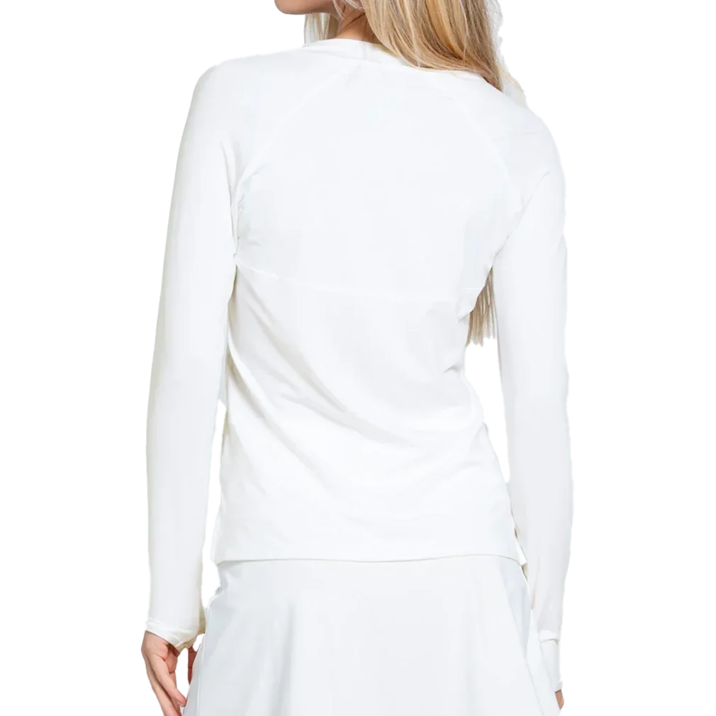 Women's Layer Up Tennis Tunic Bone LUCKY IN LOVE