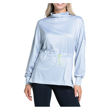 Women`s Layer Up Tennis Tunic Heather Grey LUCKY IN LOVE XS
