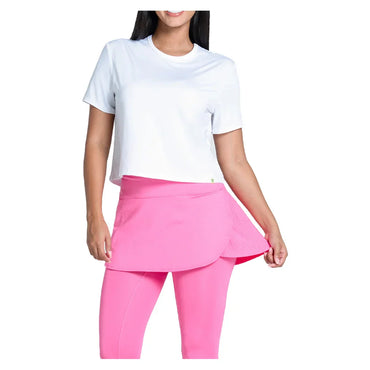 Women's LUV Power Box Tennis Top White LUCKY IN LOVE