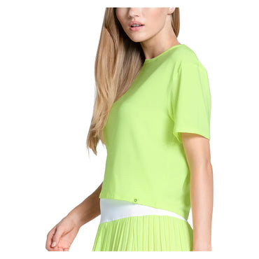 Women's LUV Power Box Tennis Top Lemon Frost LUCKY IN LOVE