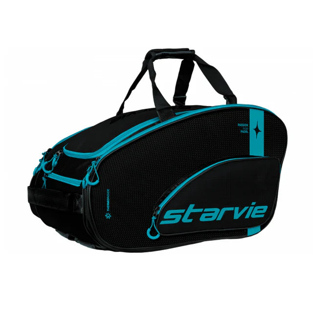 Cargue la imagen en el visor de la galería, STARVIE RACING DRAX Black Padel Bag
