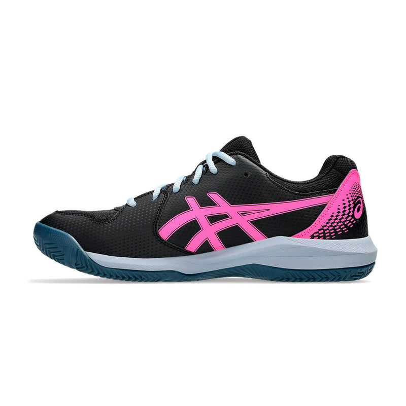 Cargue la imagen en el visor de la galería, ASICS GEL - DEDICATE 8 Padel Black/Energy Padel Shoes
