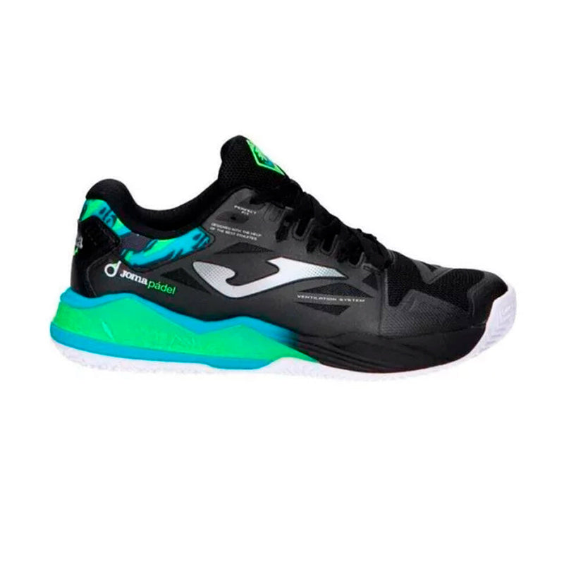 Load image into Gallery viewer, JOMA SPIN MEN 2501 Black Padel Shoes
