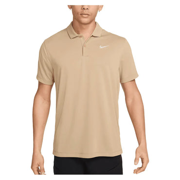 Men`s Court Dri-FIT Victory Solid Tennis Polo NIKE XS 297_PARACHUTE_BEIGE