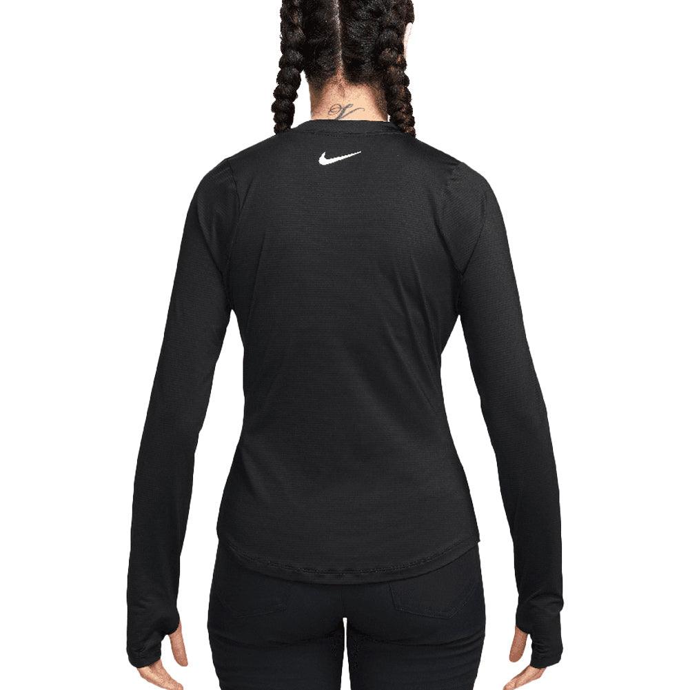 Women`s Dri-Fit Victory Long Sleeve Print Tennis Top NIKE