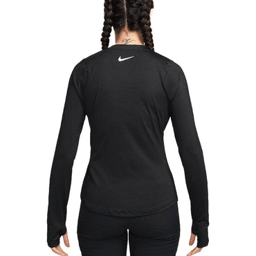 Women`s Dri-Fit Victory Long Sleeve Print Tennis Top NIKE