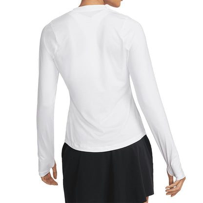 Women`s Dri-Fit Victory Long Sleeve Print Tennis Top WOMENS APPAREL NIKE
