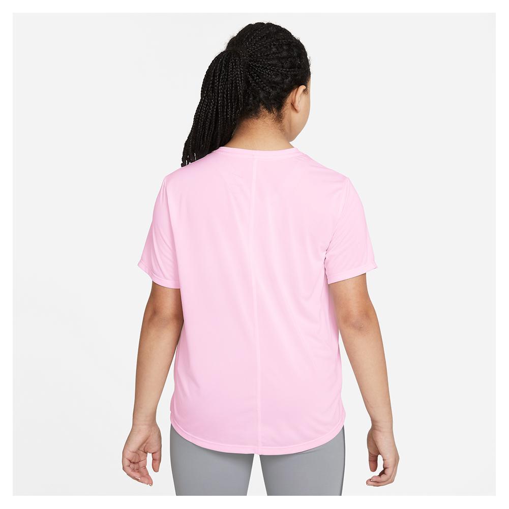 Girls' Dri-FIT One Short-Sleeve Top (Extended Size) Training NIKE