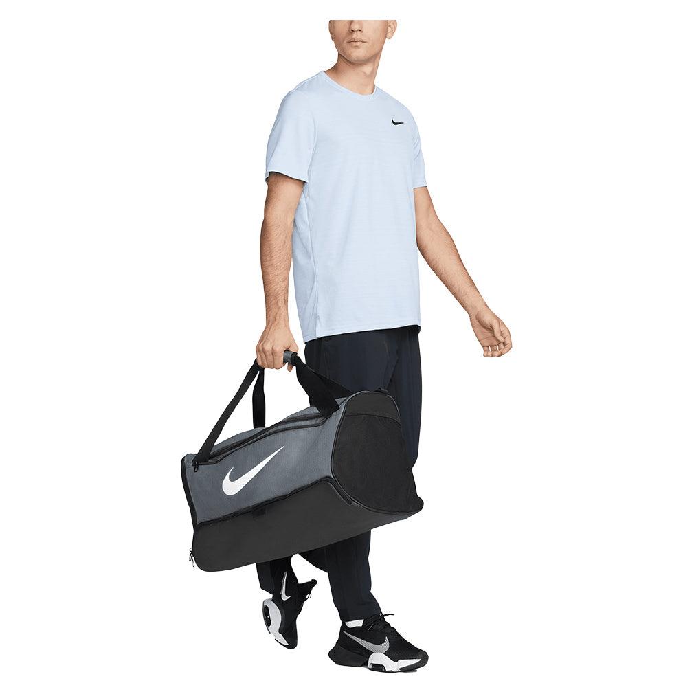 Brasilia 9.5 Training Duffel Bag (Medium, 60L) Iron Grey and Black NIKE