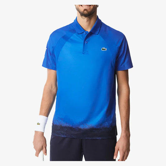 Men`s Daniil Medvedev On Court Tennis Polo LACOSTE SMALL White