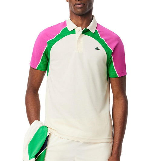 Men`s Ultra Dry Tennis Polo LACOSTE SMALL Pink