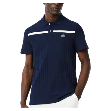Mens Heritage Tennis Polo MENS APPAREL LACOSTE SMALL 525_MARINE/BLANC
