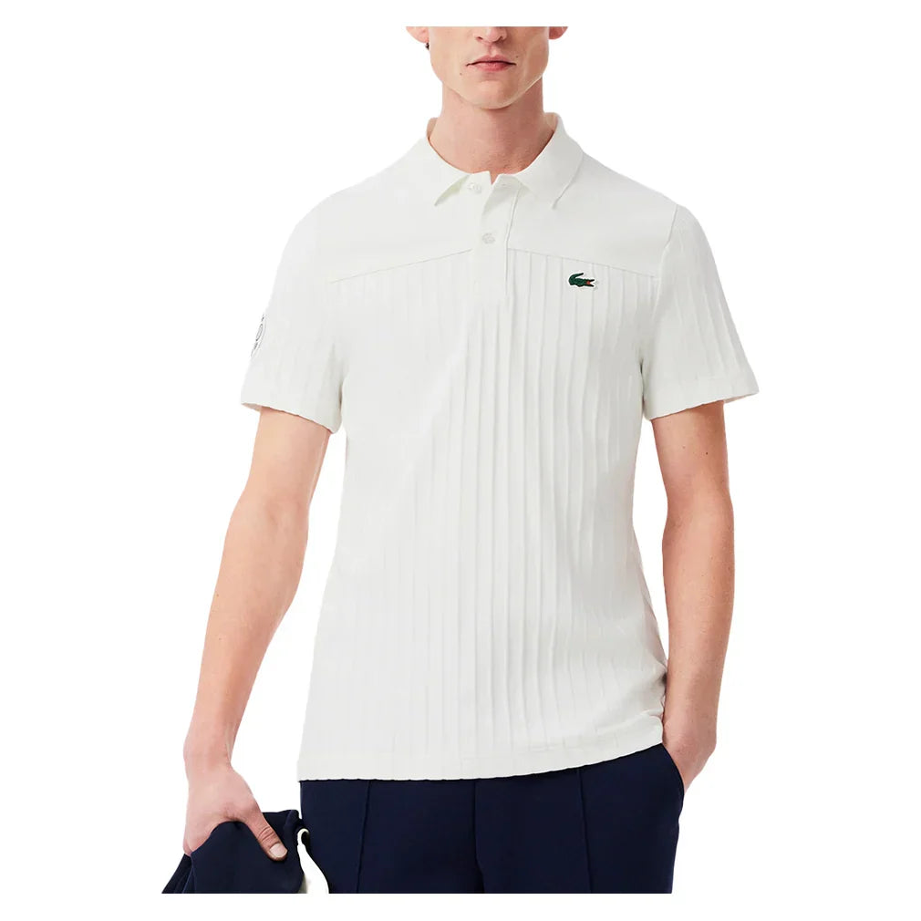 Mens Heritage Tennis Polo MENS APPAREL LACOSTE SMALL 800_BLANC