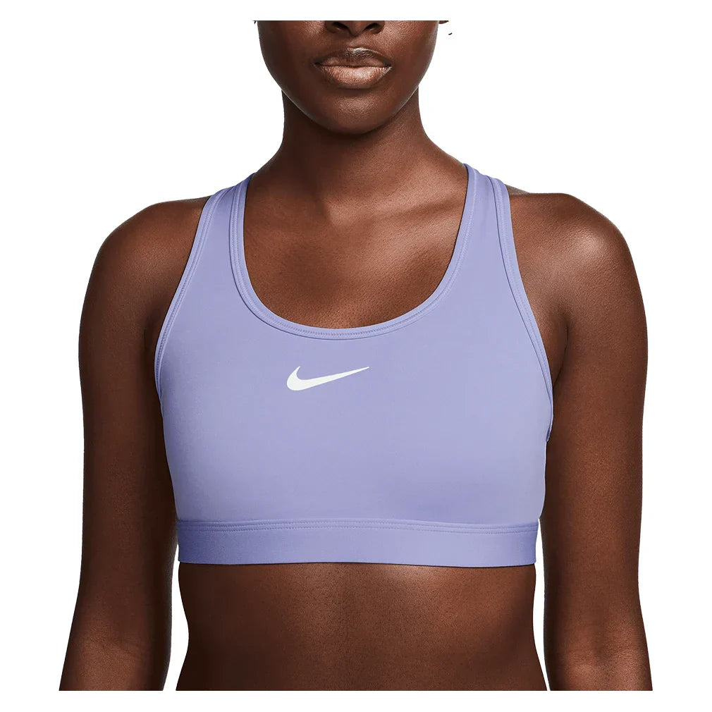 Women`s Swoosh Medium Support Sports Bra NIKE XS 533_LILAC_ICE