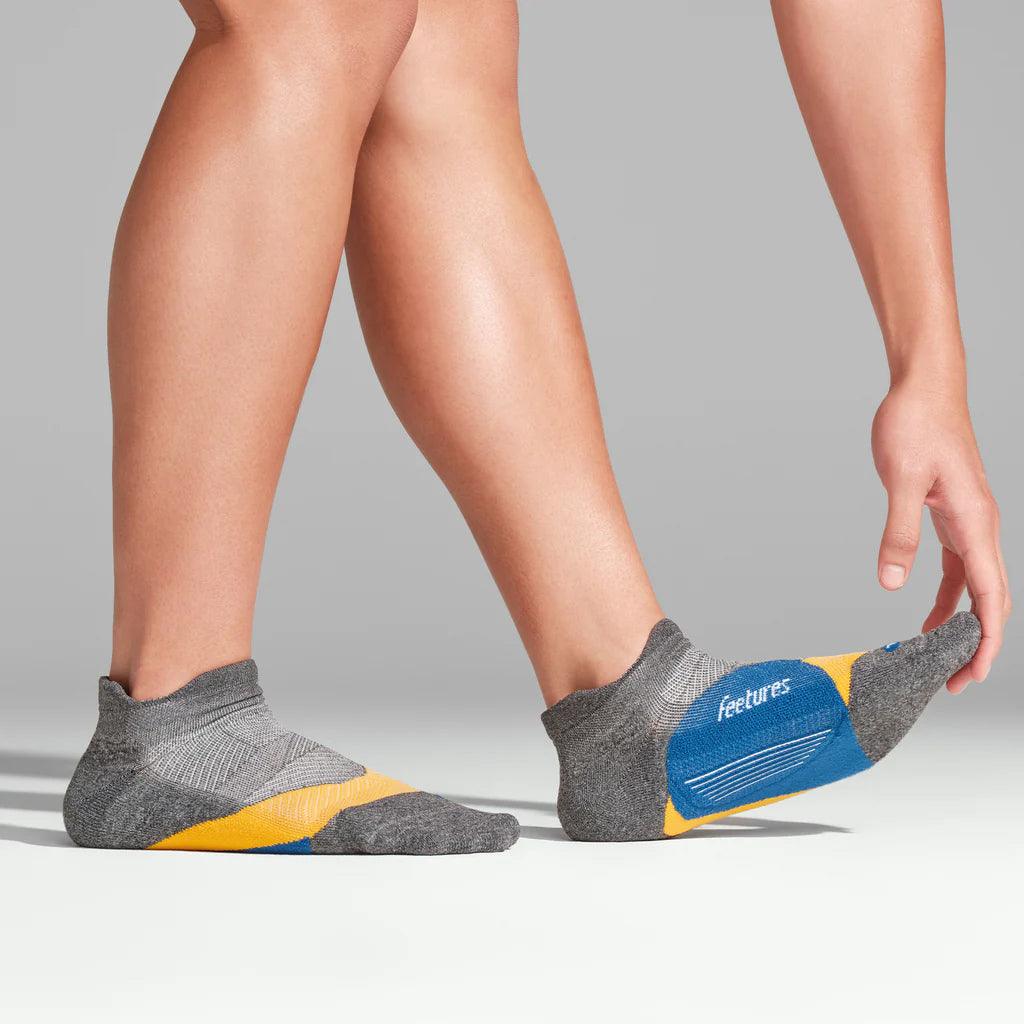 Elite Light Cushion No Show Tab Socks FEETURES