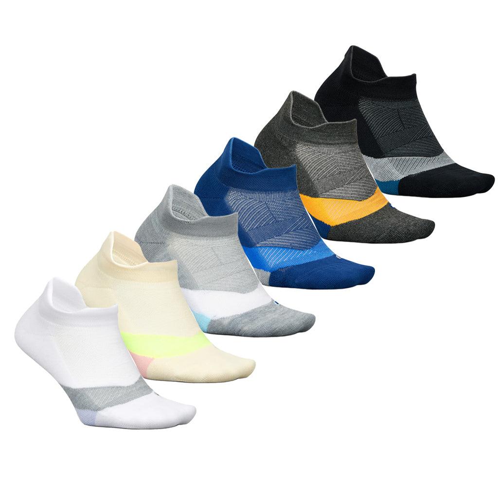 Elite Light Cushion No Show Tab Socks FEETURES