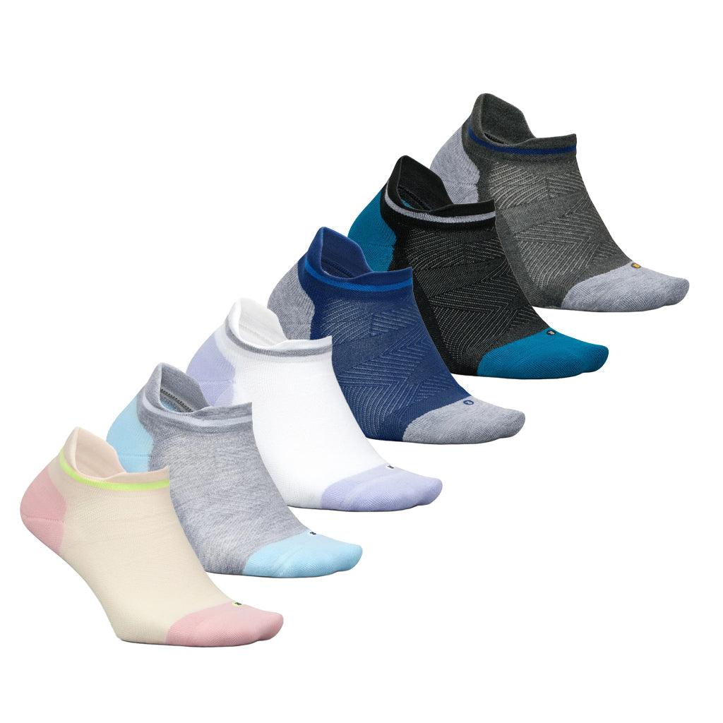 Elite Max Cushion No Show Tab Socks FEETURES