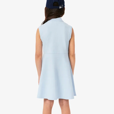 Girls' MIni-Pique Tennis Dress Flamant LACOSTE
