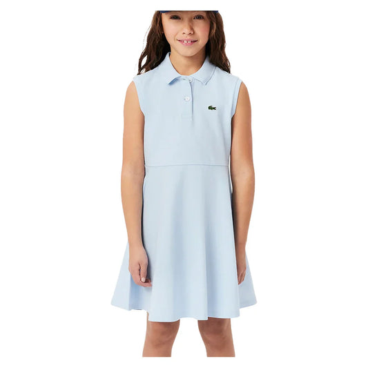 Girls' MIni-Pique Tennis Dress Flamant LACOSTE 6A Flamant