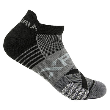 Experia Tennis Thin Cushion No Show Tab Socks Black 2 THORLO