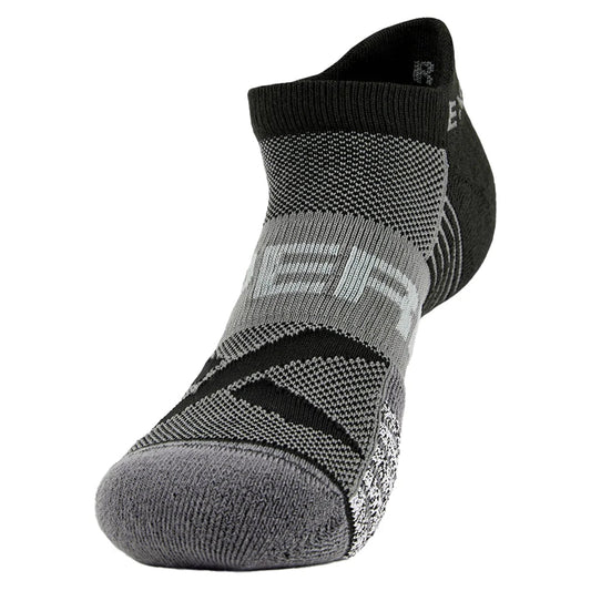 Experia Tennis Thin Cushion No Show Tab Socks Black 2 THORLO L