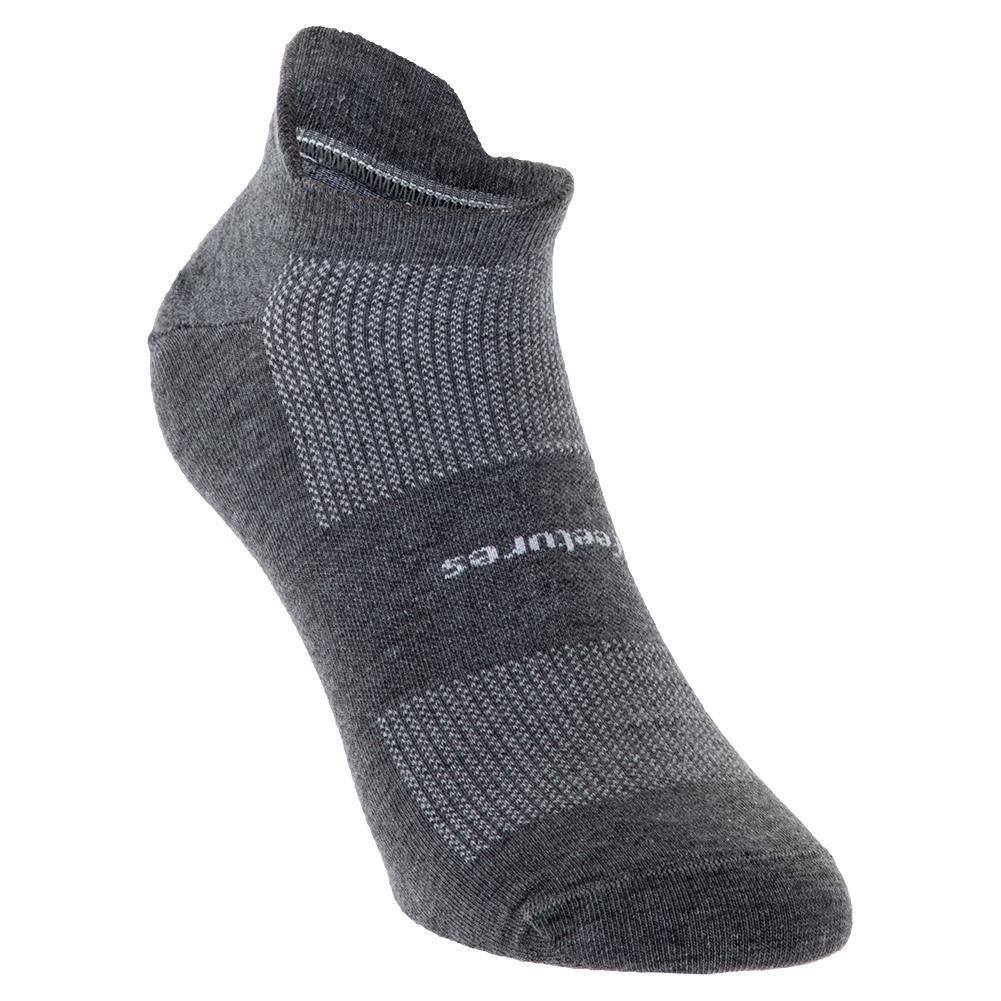 High Performance Ultra Light No Show Tab Socks Heather Gray Socks FEETURES M