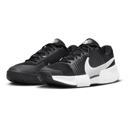Men's GP Challenge Pro Tennis Shoes Black and White Top Tennis Shoes NIKE