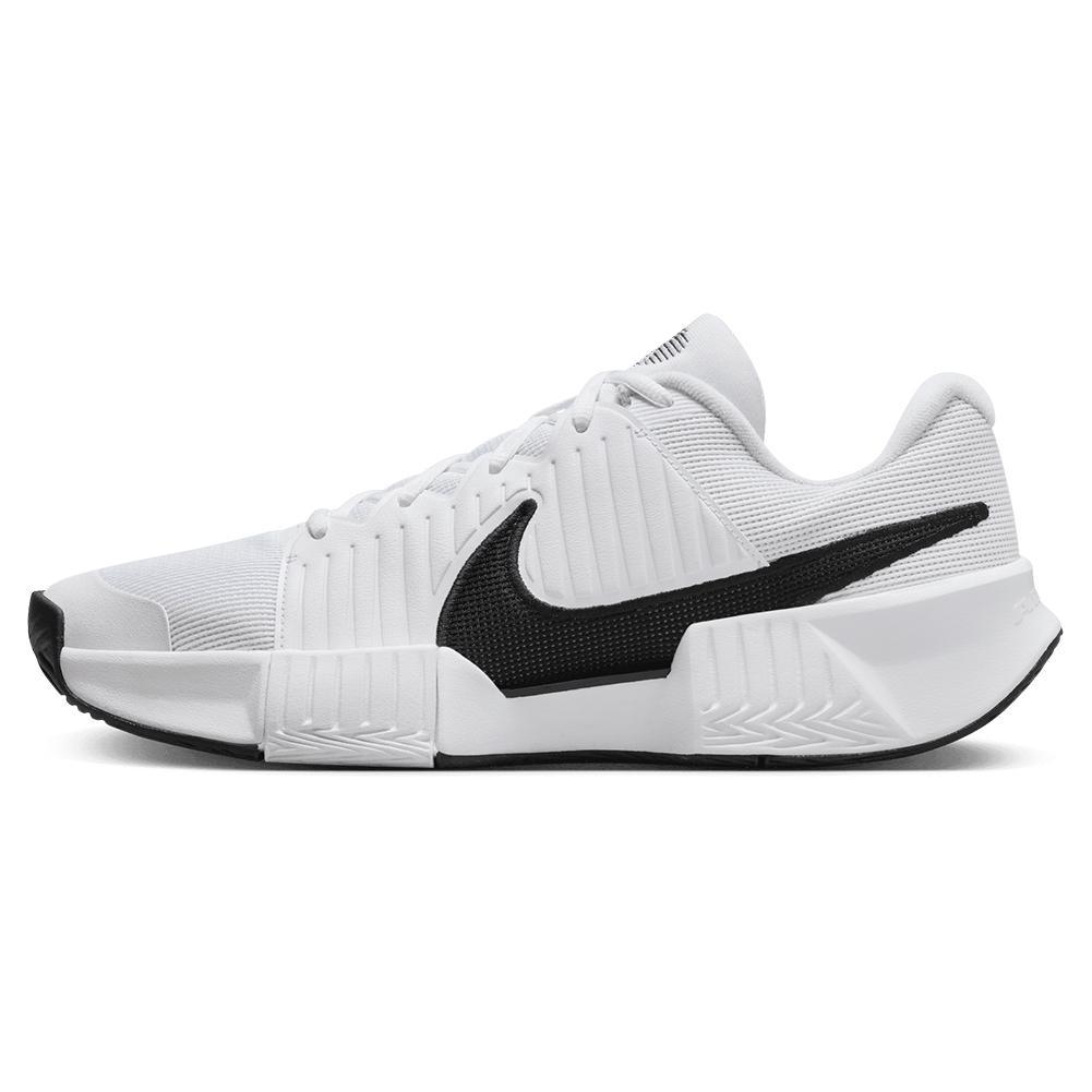 Men's GP Challenge Pro Tennis Shoes White and Black Top Tennis Shoes NIKE