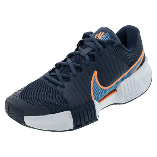Men`s GP Challenge Pro Tennis Shoes Thunder Blue and Obsidian NIKE 6 Blue