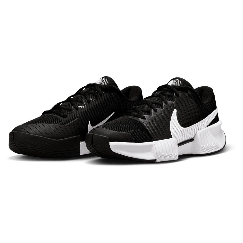 Women's GP Challenge Pro Tennis Shoes Black and White Womens Shoes NIKE